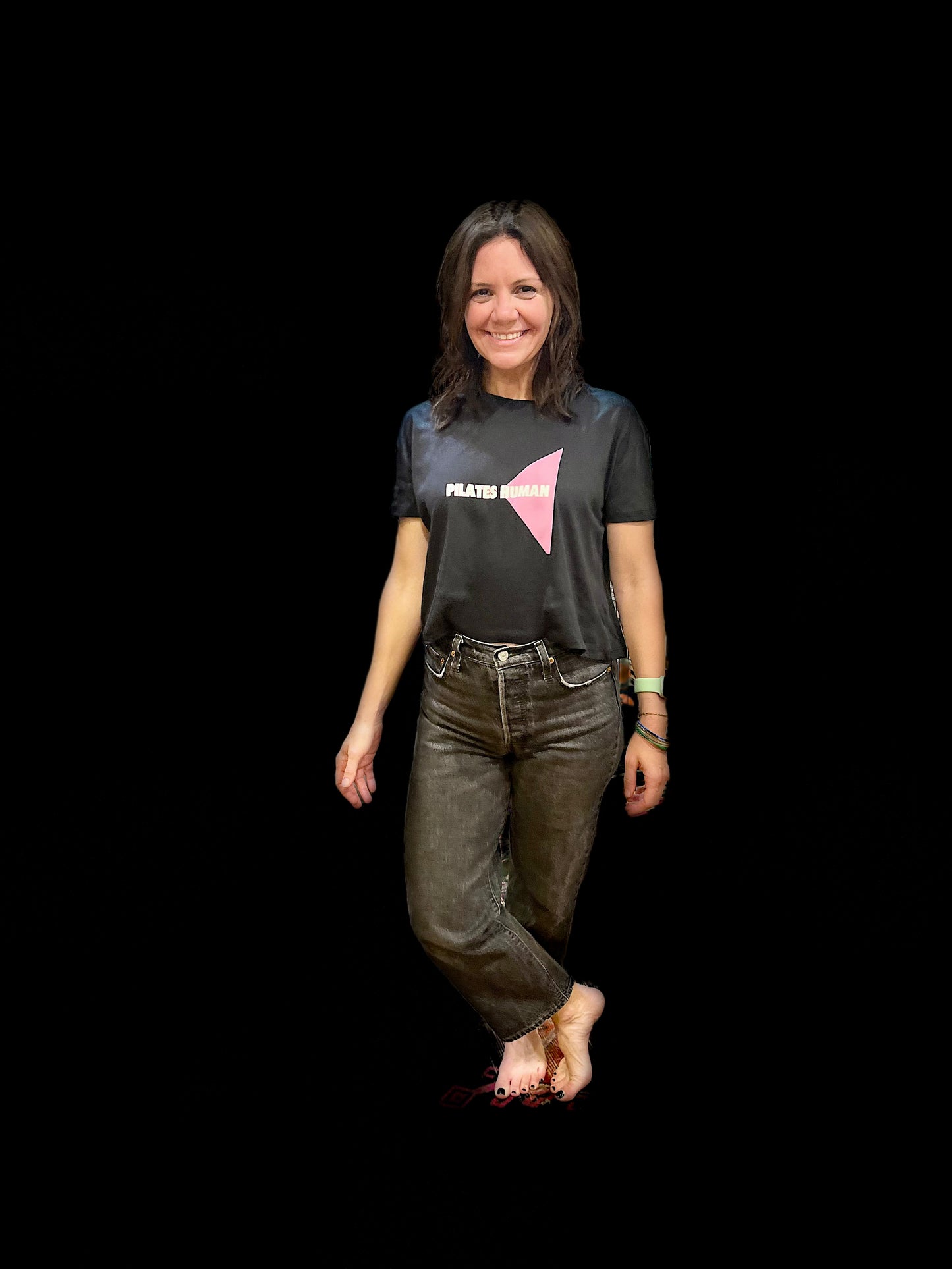 PILATES HUMAN Cropped T Shirt